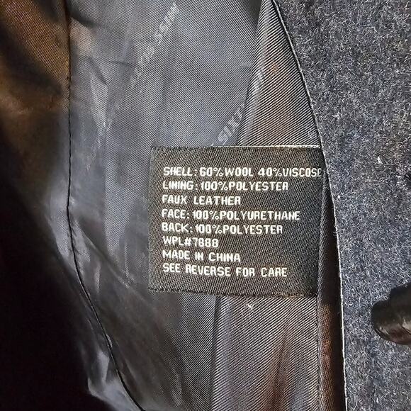 Rare Miss Sixty Wool Coat Women's S Military Grunge Toggle Button Belt Detail - Picture 2 of 14